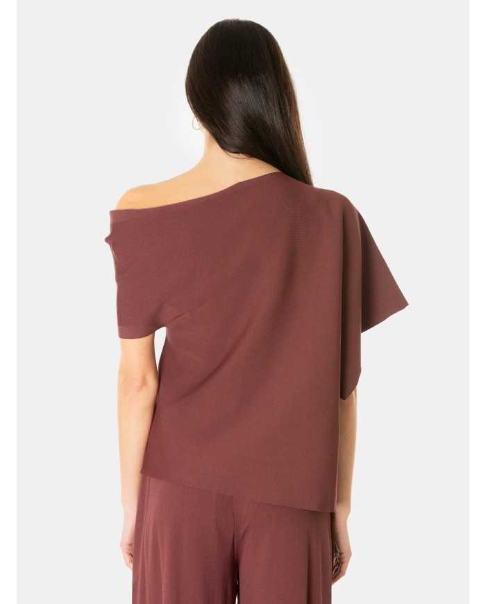 LIVIANA CONTI Maglia asimmetrica