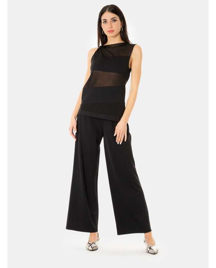 LIVIANA CONTI Maglia con trasparenza