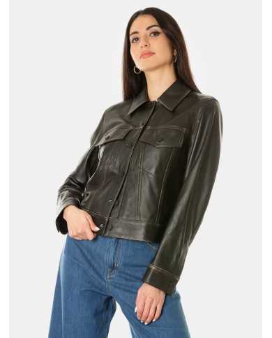 LIVIANA CONTI Chiodo in pelle