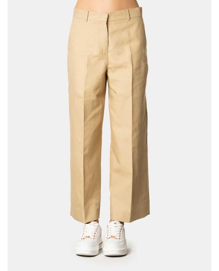 MAXMARA WEEKEND Pantalone cotone e lino