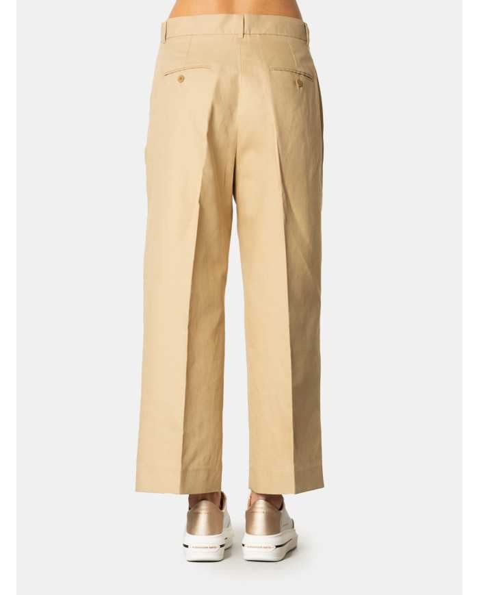 MAXMARA WEEKEND Pantalone cotone e lino