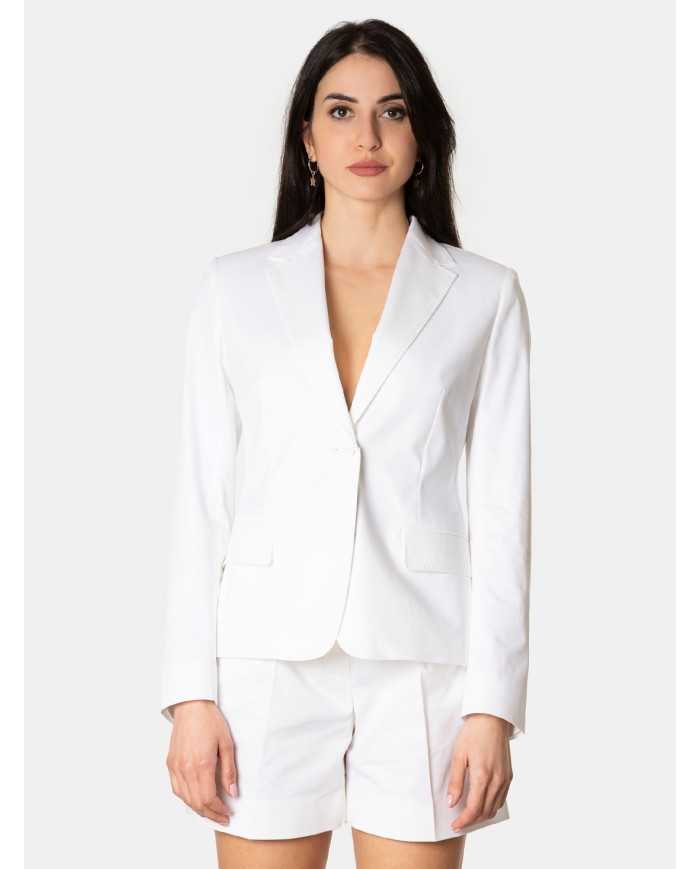 MAXMARA STUDIO Giacca in gabardina di cotone