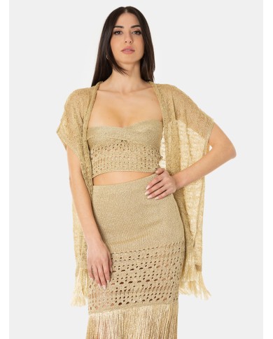 SIMONA CORSELLINI Cardigan con frange SIMONA CORSELLINI Cardigan con frange
