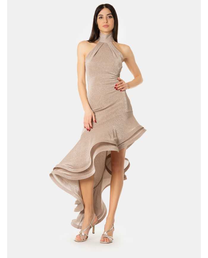 SIMONA CORSELLINI Abito elegante in lurex