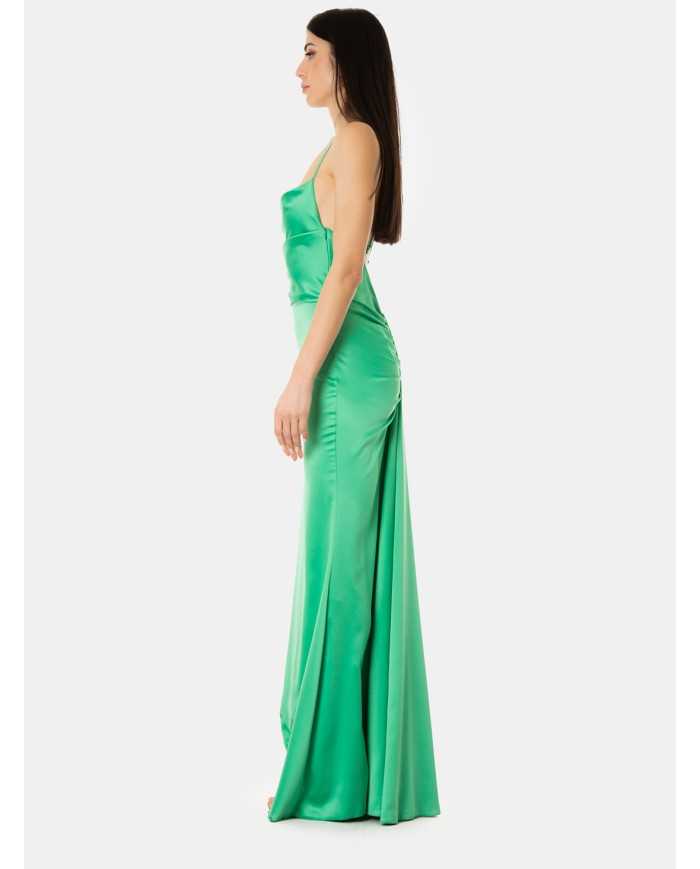 Actualee Abito in raso elegante