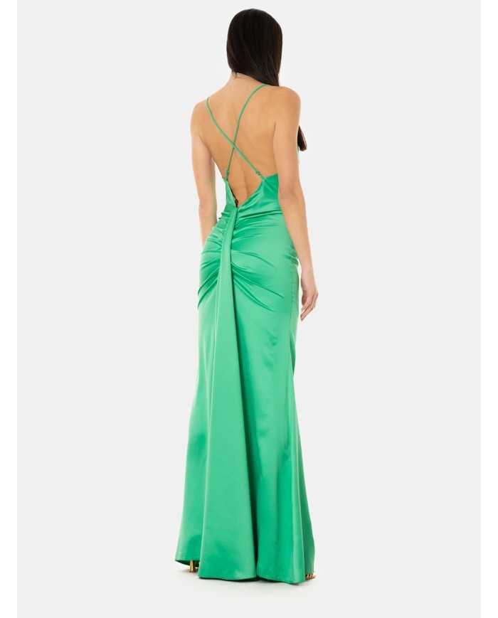 Actualee Abito in raso elegante