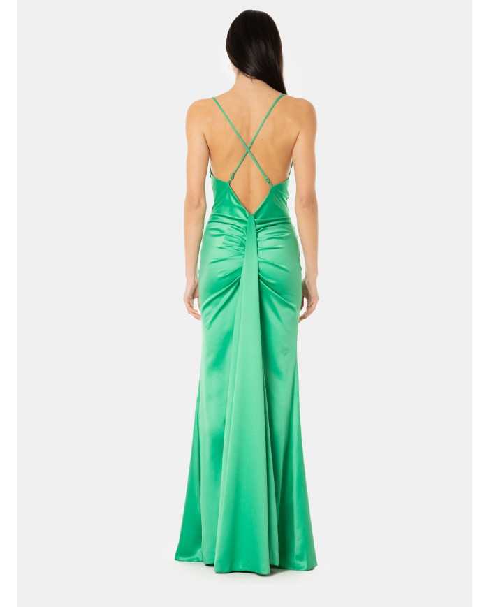 Actualee Abito in raso elegante