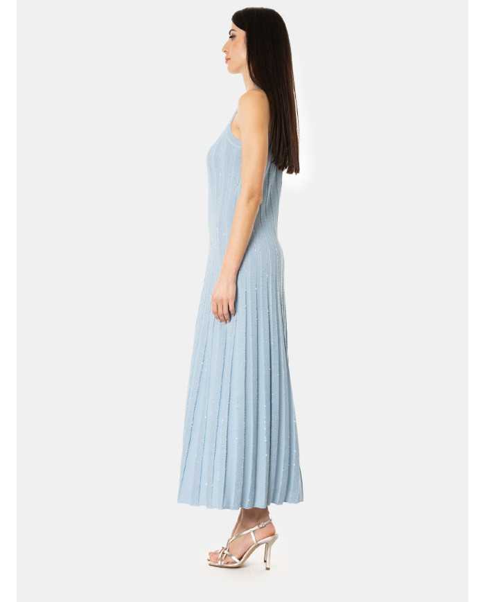 D.EXTERIOR Abito lungo cristalli