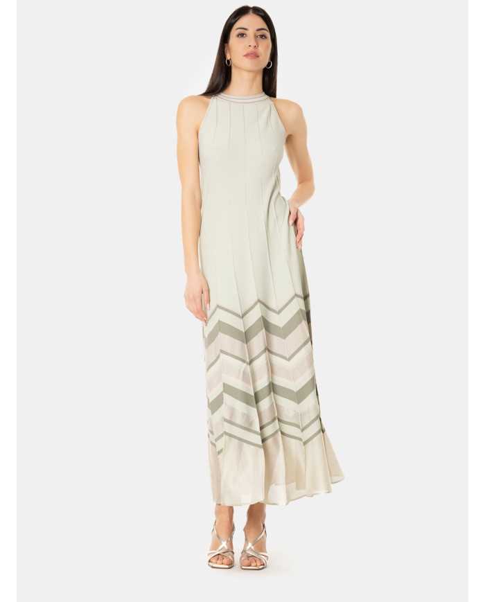 D.EXTERIOR Abito fantasie righe