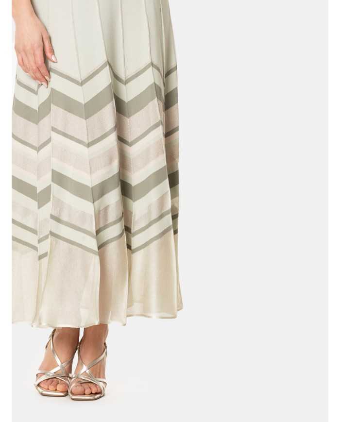 D.EXTERIOR Abito fantasie righe