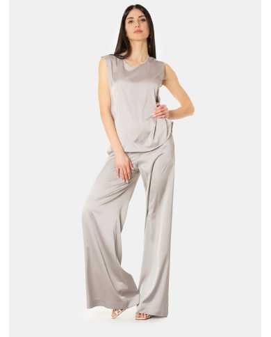 D.EXTERIOR Top in raso