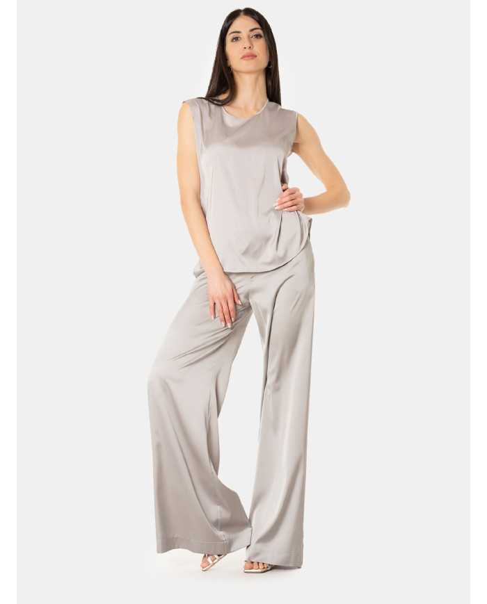 D.EXTERIOR Top in raso