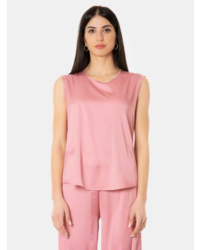 D.EXTERIOR Top in raso