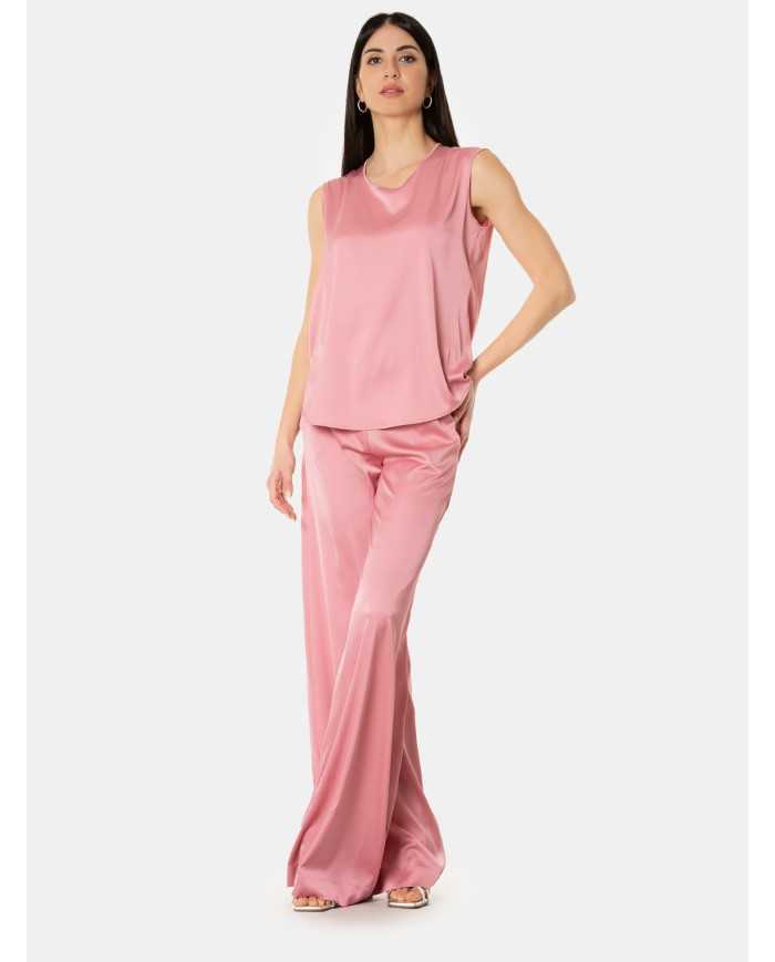 D.EXTERIOR Top in raso