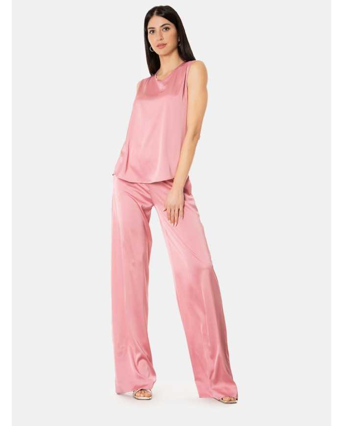 D.EXTERIOR Top in raso