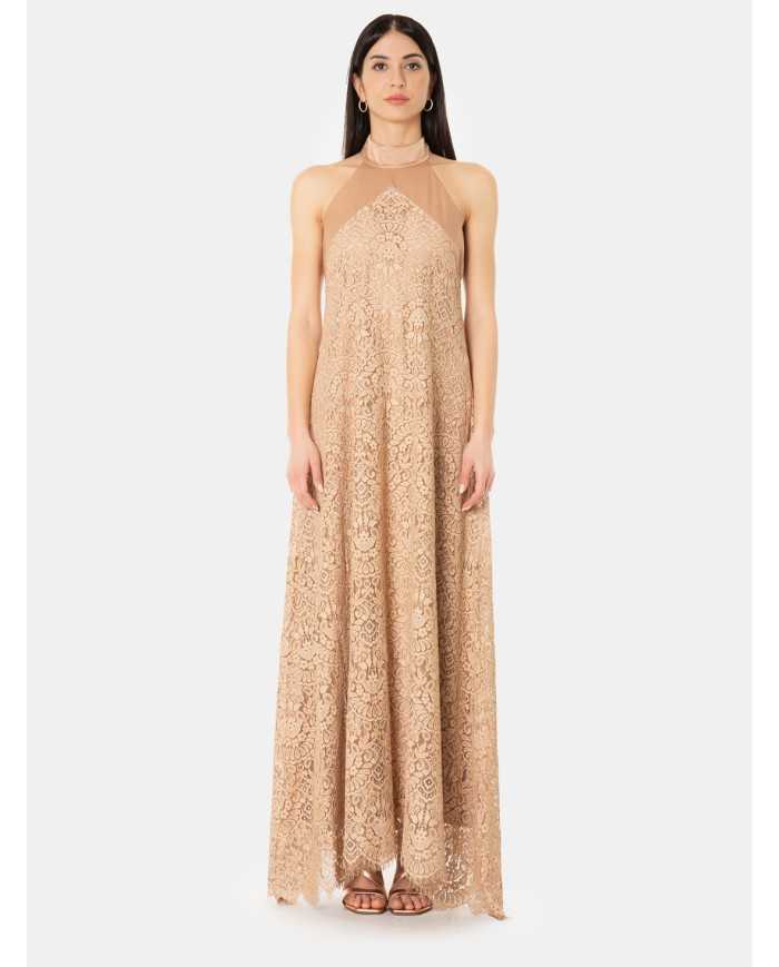 D.EXTERIOR Abito lugo in pizzo