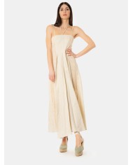 ISABELLE BLANCHE paris Abito in lino con bustier