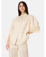 ISABELLE BLANCHE paris Camicia in lino