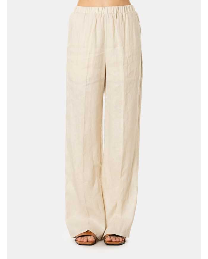 ISABELLE BLANCHE paris Pantalone ampio in lino