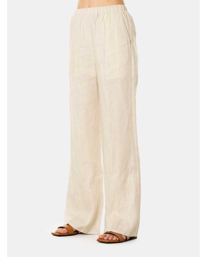 ISABELLE BLANCHE paris Pantalone ampio in lino