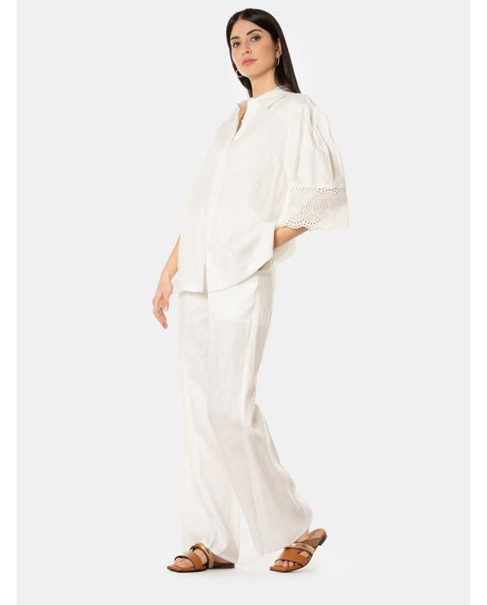 ISABELLE BLANCHE paris Camicia in lino