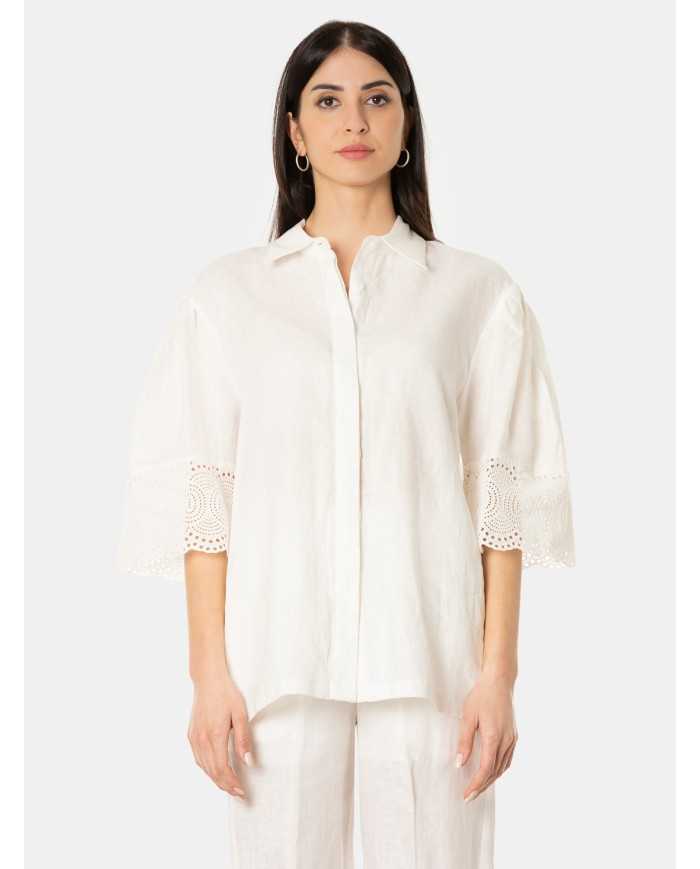 ISABELLE BLANCHE paris Camicia in lino