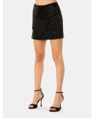 ISABELLE BLANCHE paris Gonna mini con frange