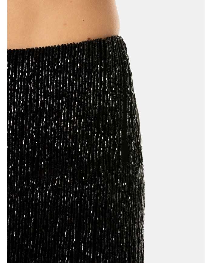 ISABELLE BLANCHE paris Gonna mini con frange