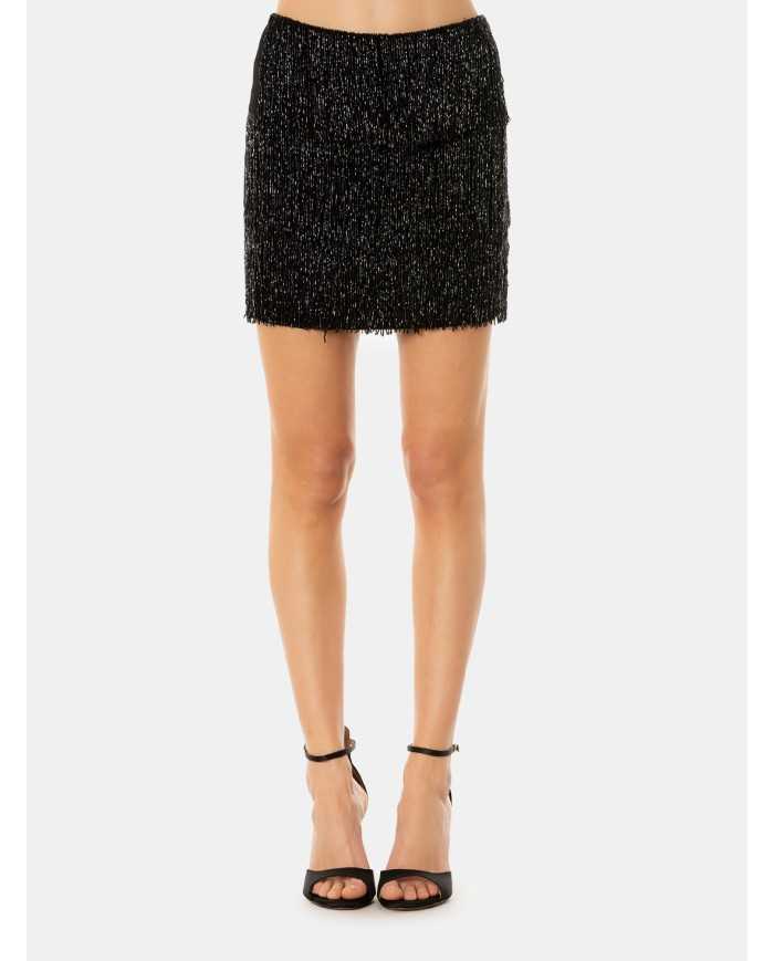 ISABELLE BLANCHE paris Gonna mini con frange