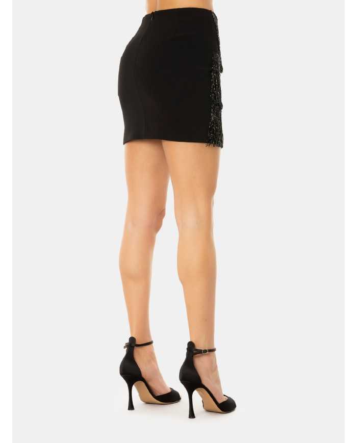 ISABELLE BLANCHE paris Gonna mini con frange
