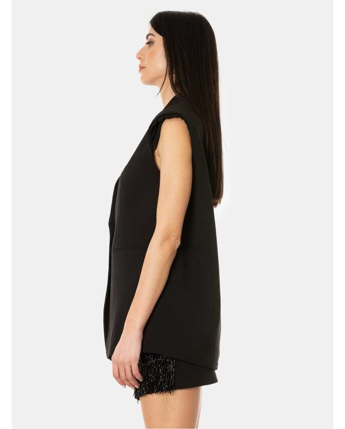 ISABELLE BLANCHE paris Giacca gilet smanicato oversize