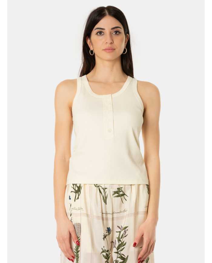 ISABELLE BLANCHE paris Canotta a coste