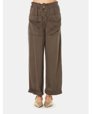 ISABELLE BLANCHE paris Pantalone in denim con tasconi