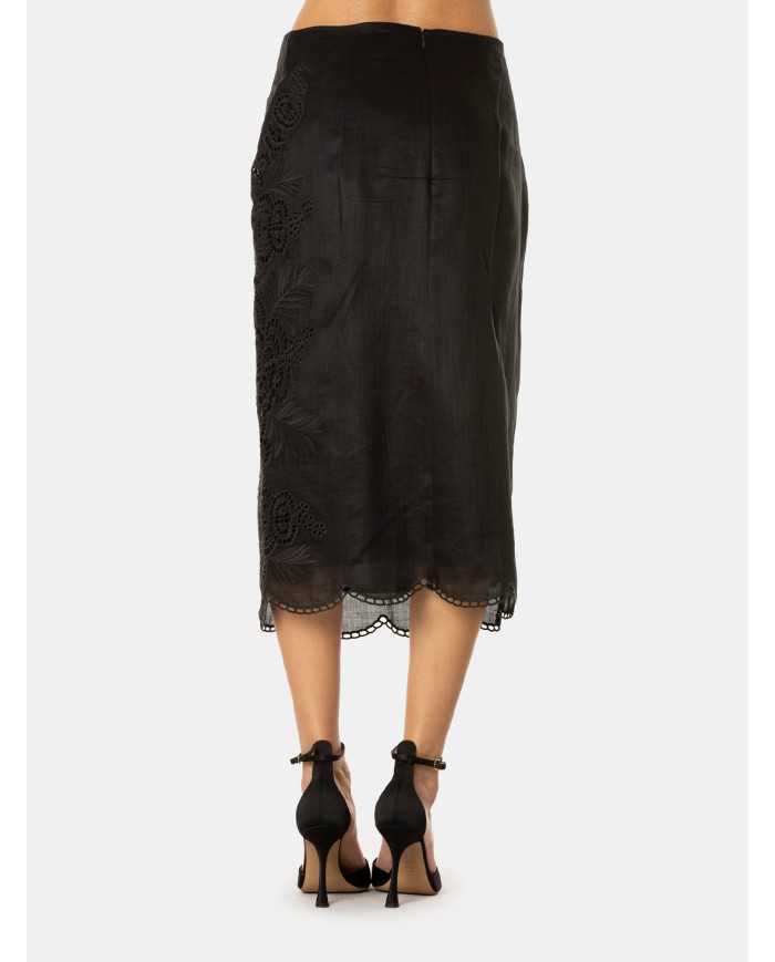 MAXMARA STUDIO Gonna con ricamo