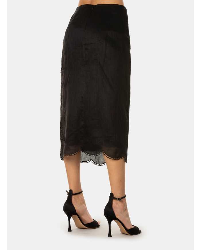 MAXMARA STUDIO Gonna con ricamo