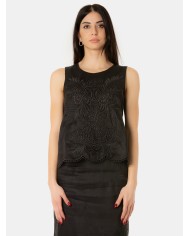 MAXMARA STUDIO Top con ricamo