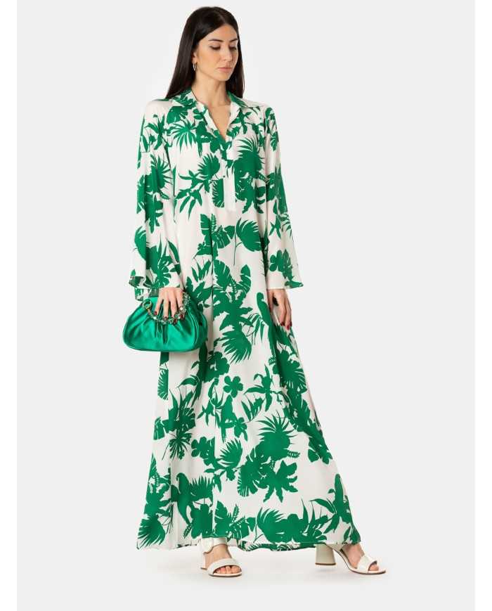 MAXMARA STUDIO Abito in seta a fantasia