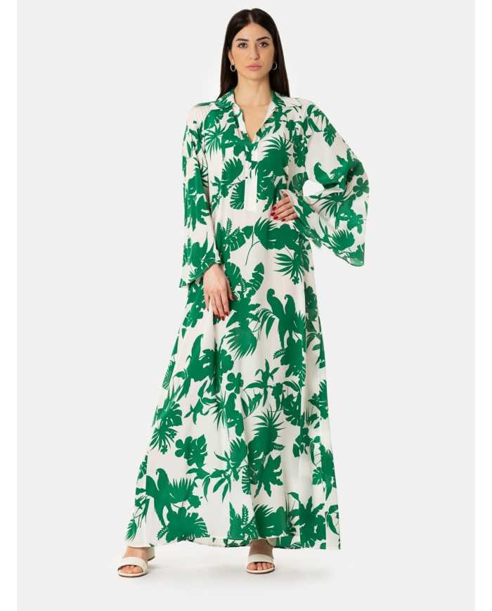 MAXMARA STUDIO Abito in seta a fantasia