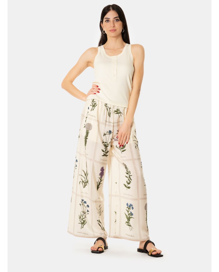 VIP価格.Max Mara PANTALONE IN MISTO COTONE E SETA MAXMARA WEEKEND Pantalone in seta