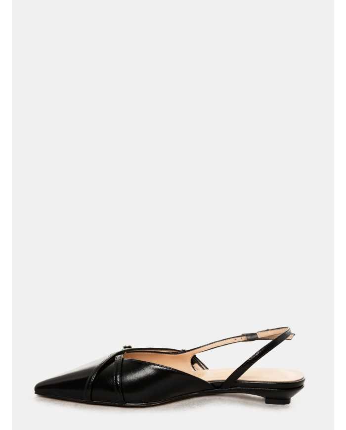 BIANCA DI' Sandalo slingback in vernice