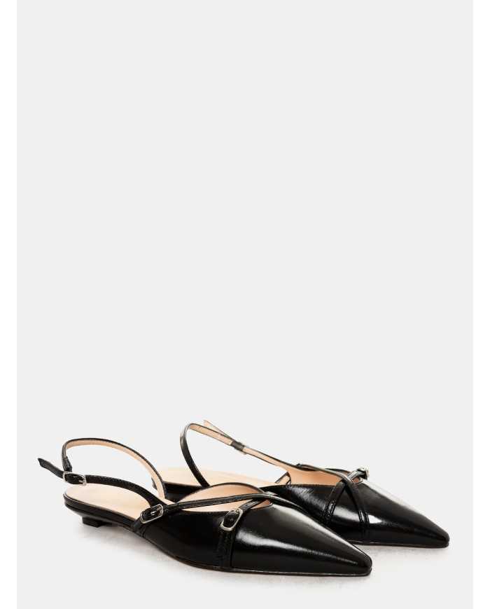 BIANCA DI' Sandalo slingback in vernice