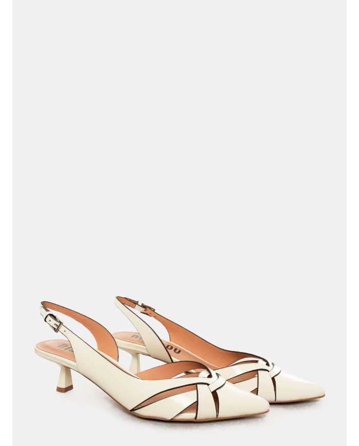 BIBI LOU Sandalo slingback in vernice