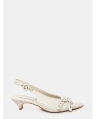 HALMANERA Sandalo slingback in glaze