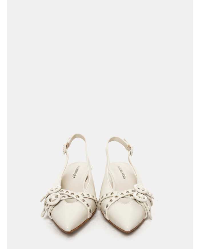 HALMANERA Sandalo slingback in glaze