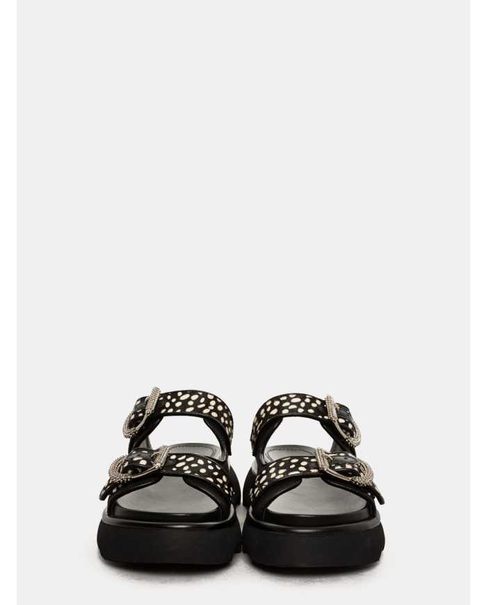 JEANNOT Sandalo sportivo in cavallino