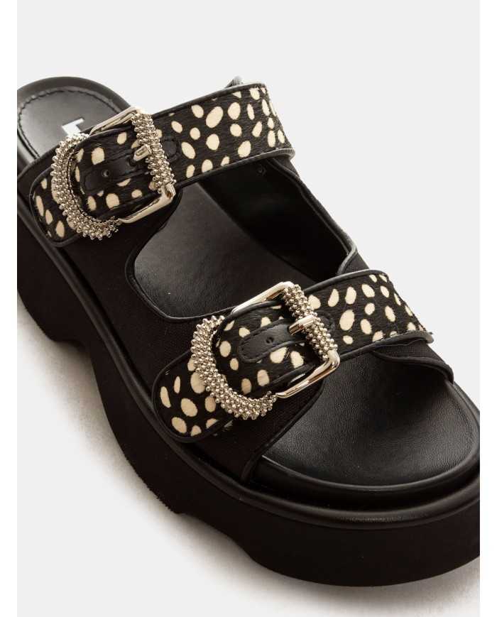 JEANNOT Sandalo sportivo in cavallino