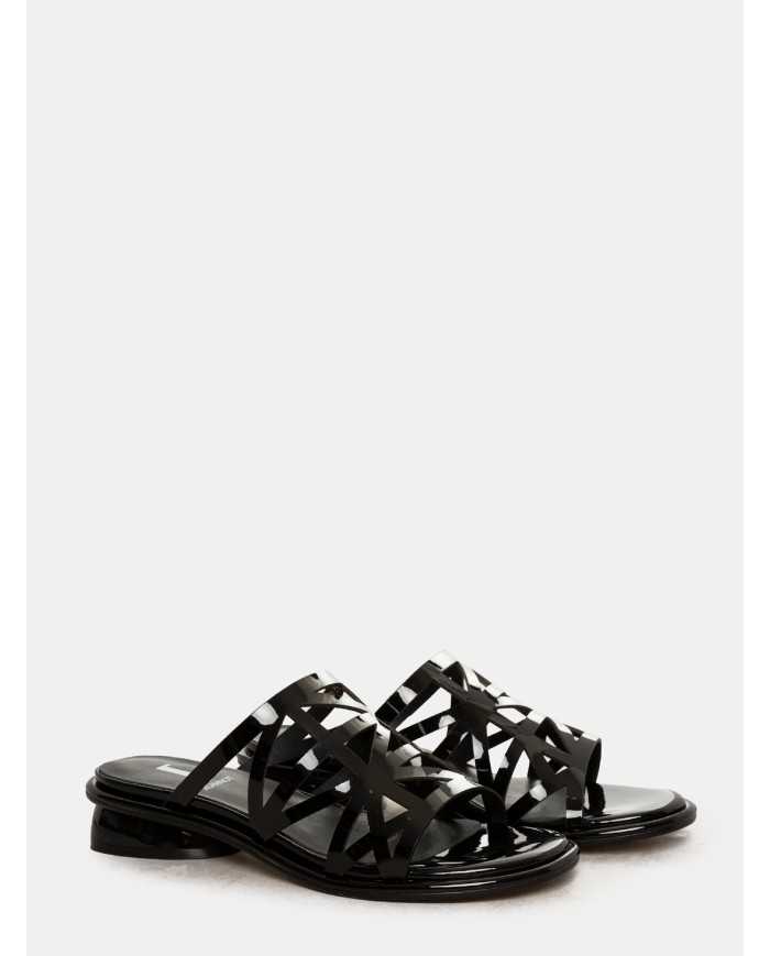 JEANNOT Sandalo sabot in vernice