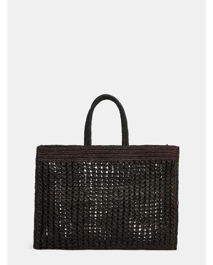 LIVIANA CONTI Borsa large tote traforata