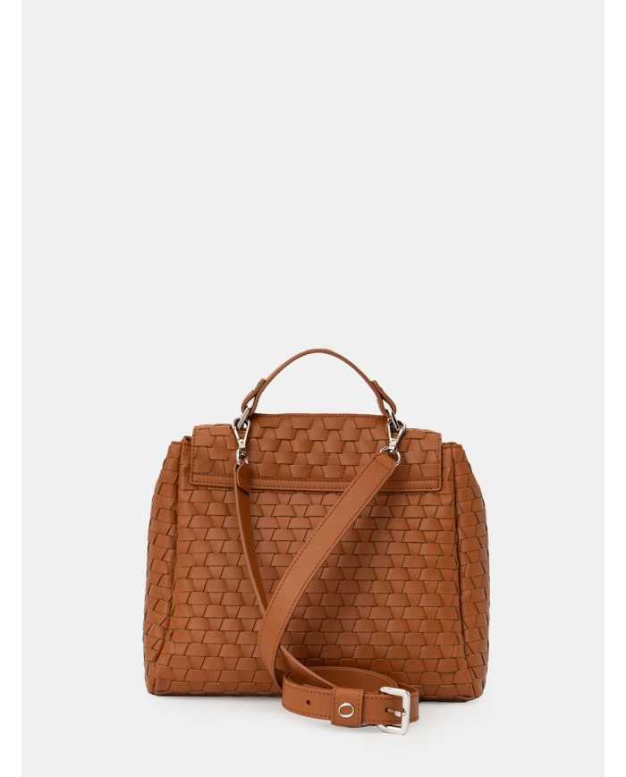 ORCIANI Borsa Sveva Nappa Woven Small in pelle intrecciata