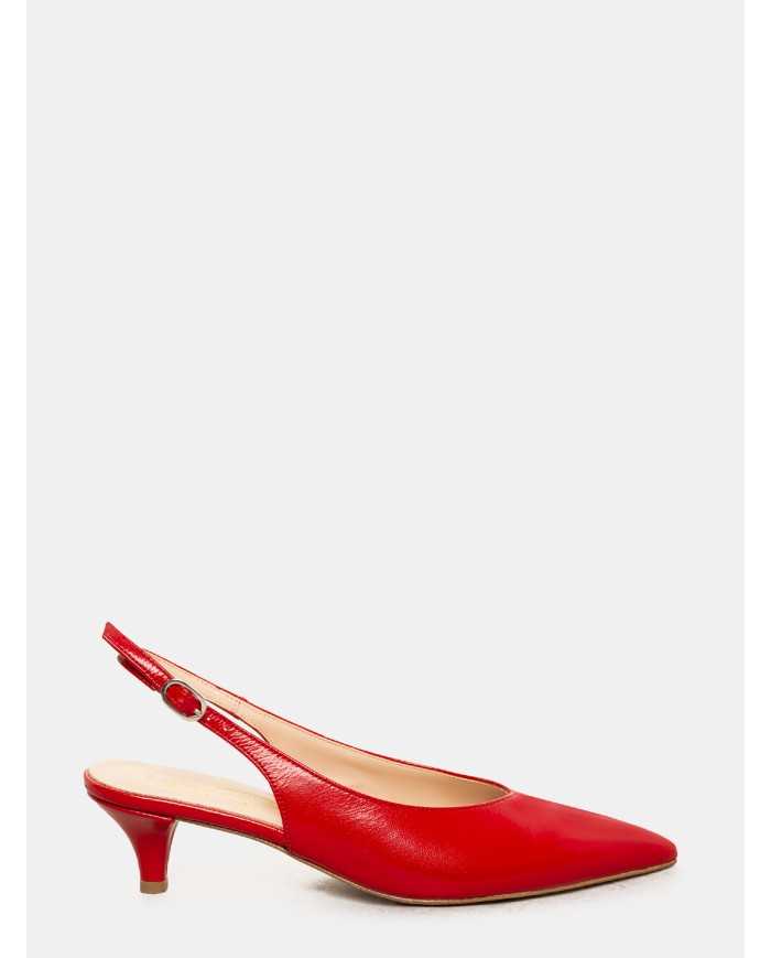 BIANCA DI' Sandalo slingback in nappa